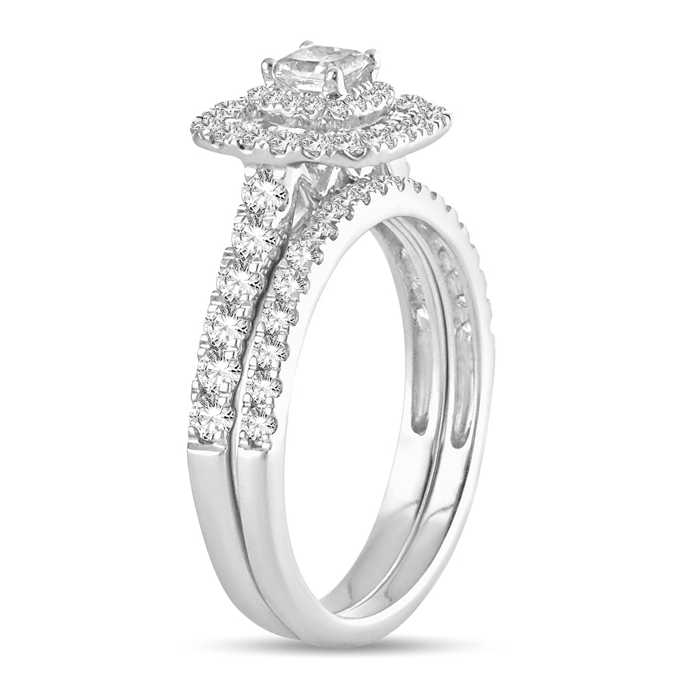 Brilliant 14k White Gold Lab Diamond Engagement Ring (1.00CT)