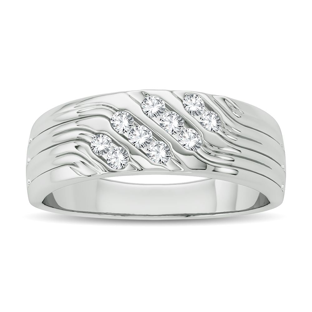 14K 0.25CT Diamond Band