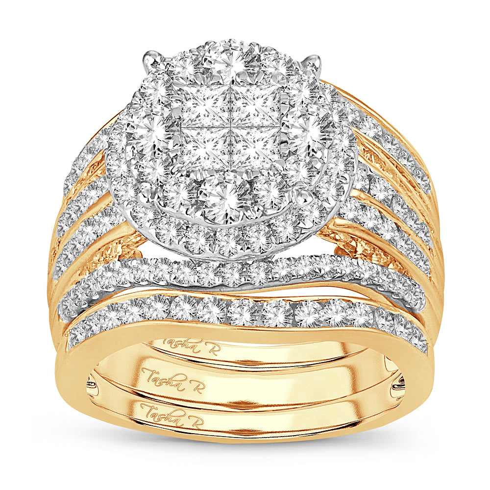 14K 2.52CT DIAMOND BRIDAL RING