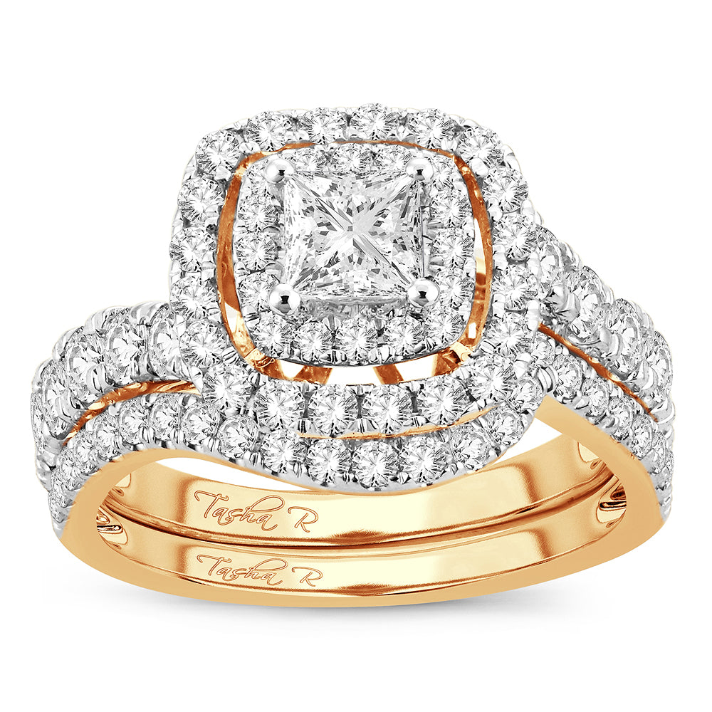 14K 2.00CT Bridal Diamond Ring