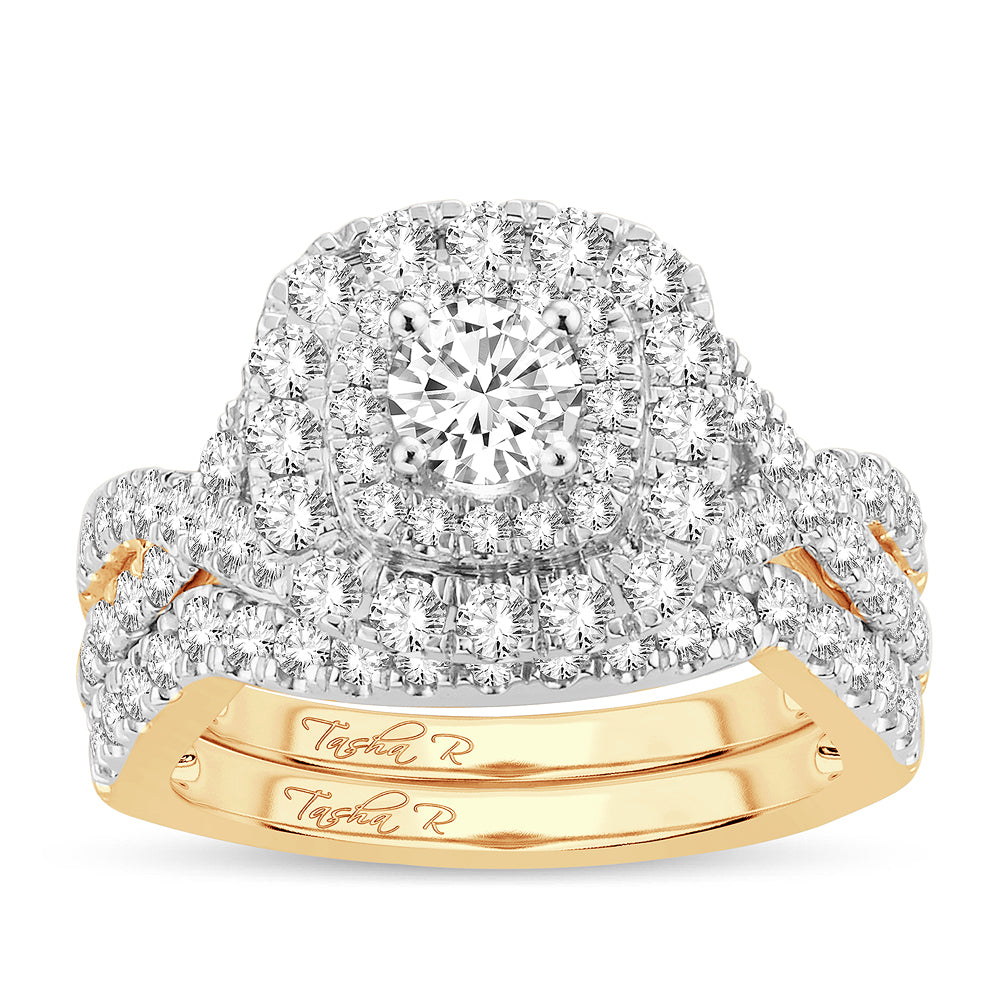 14K 2.00CT Diamond BRIDAL RING