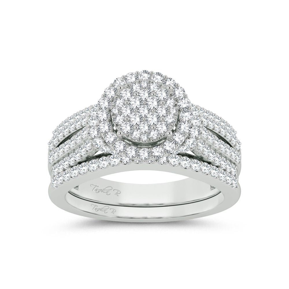 14K 1.00ct Diamond Bridal Ring