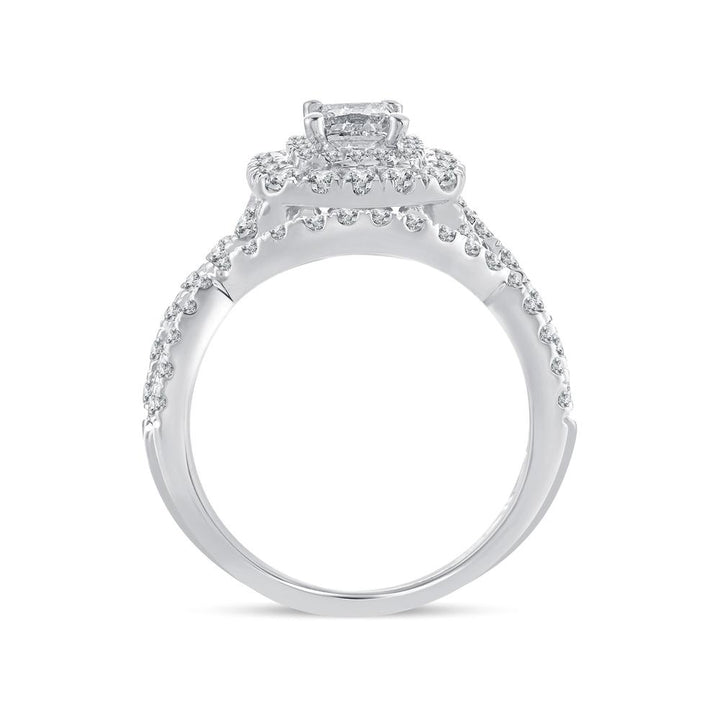 14k White Gold Lab Diamond Engagement Ring (0.75ct)