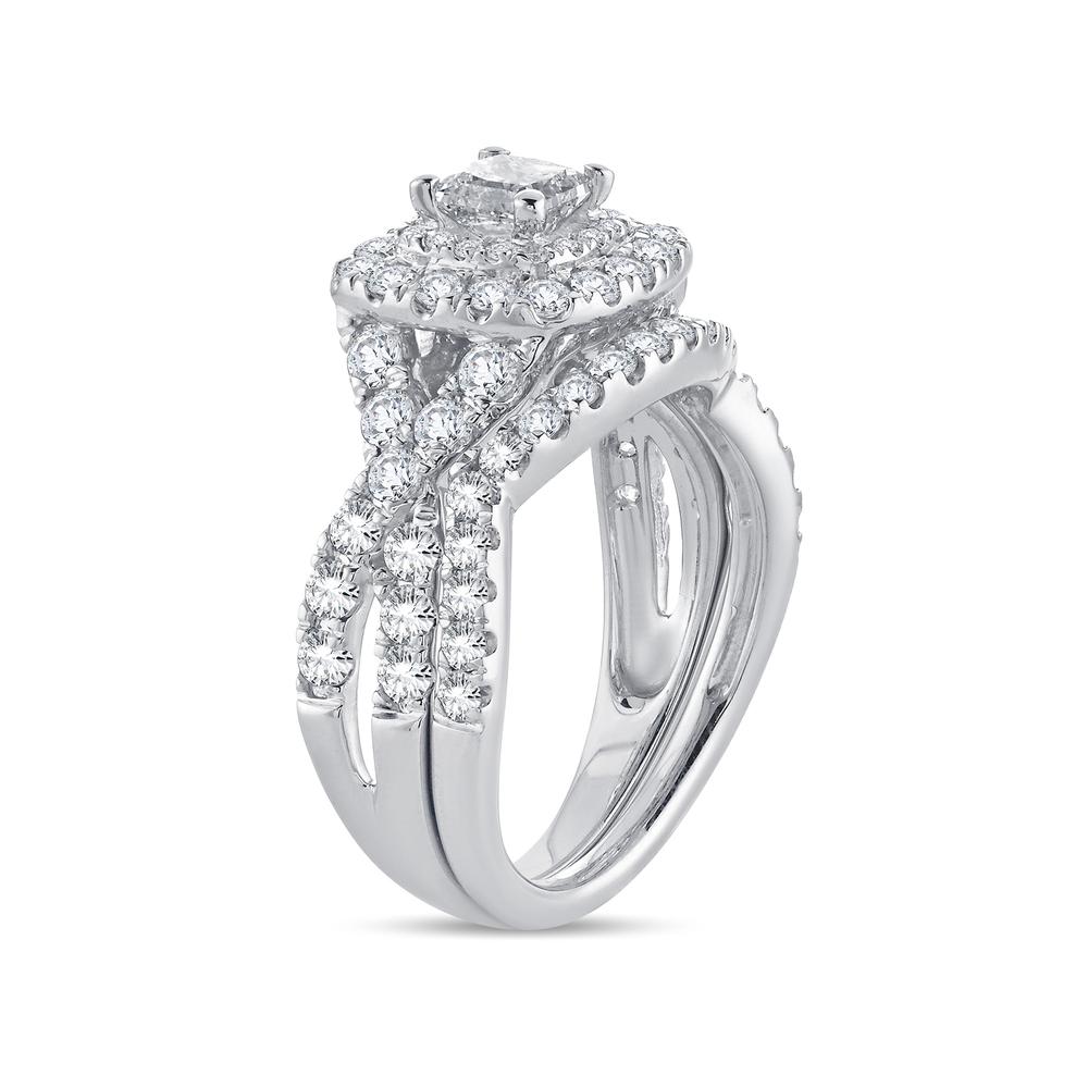 14k White Gold Lab Diamond Engagement Ring (0.75ct)