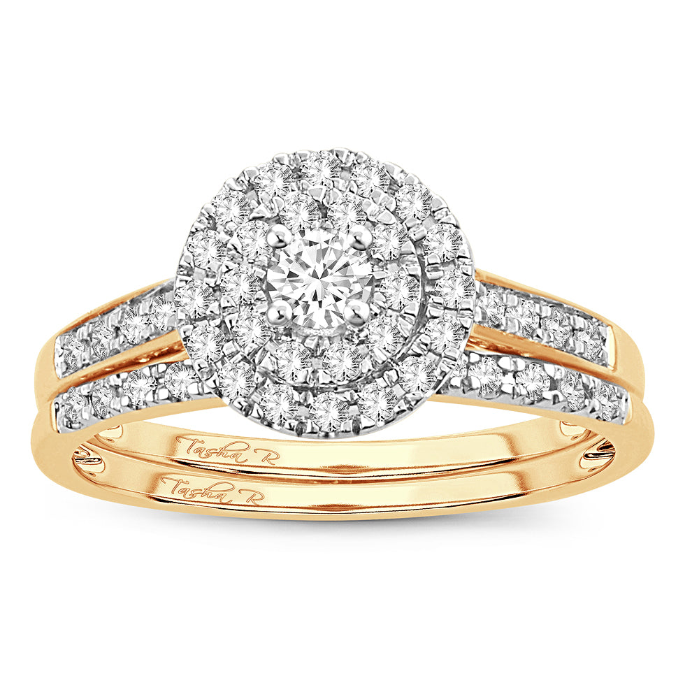 14K 0.50CT DIAMOND BRIDAL RING