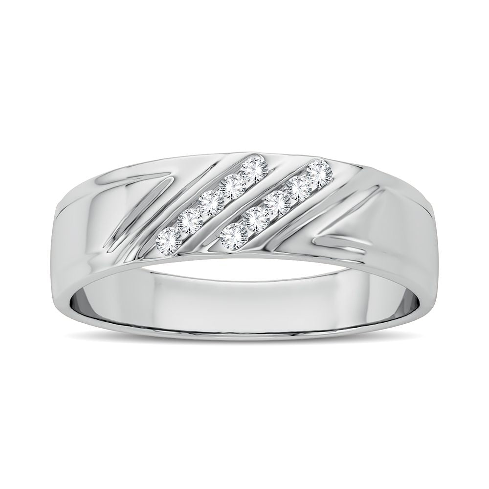 14K 0.10CT Diamond Band