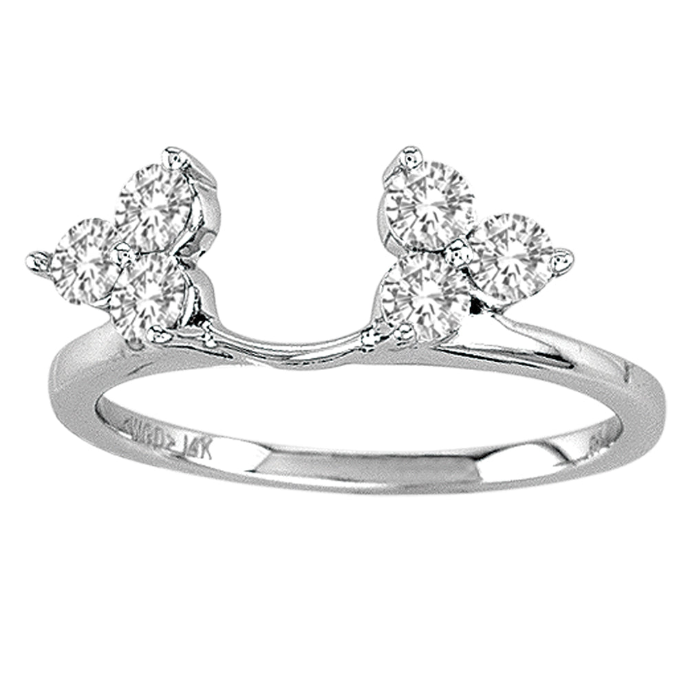 14K 0.60CT Diamond Enhancer Band