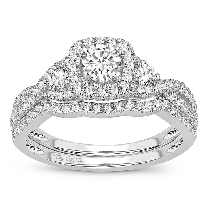 Timeless 1CT Lab Diamond Engagement Ring in 14k White Gold