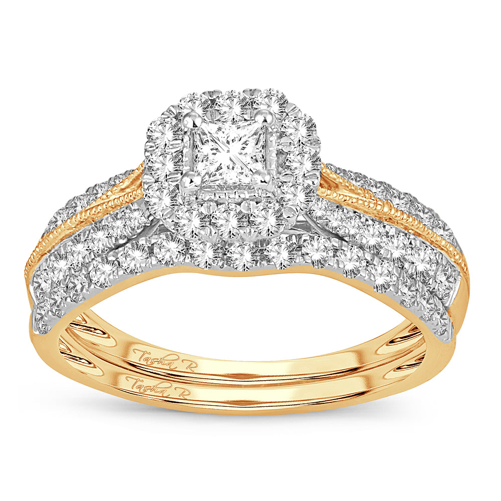 14K 1.00CT DIAMOND BRIDAL RING