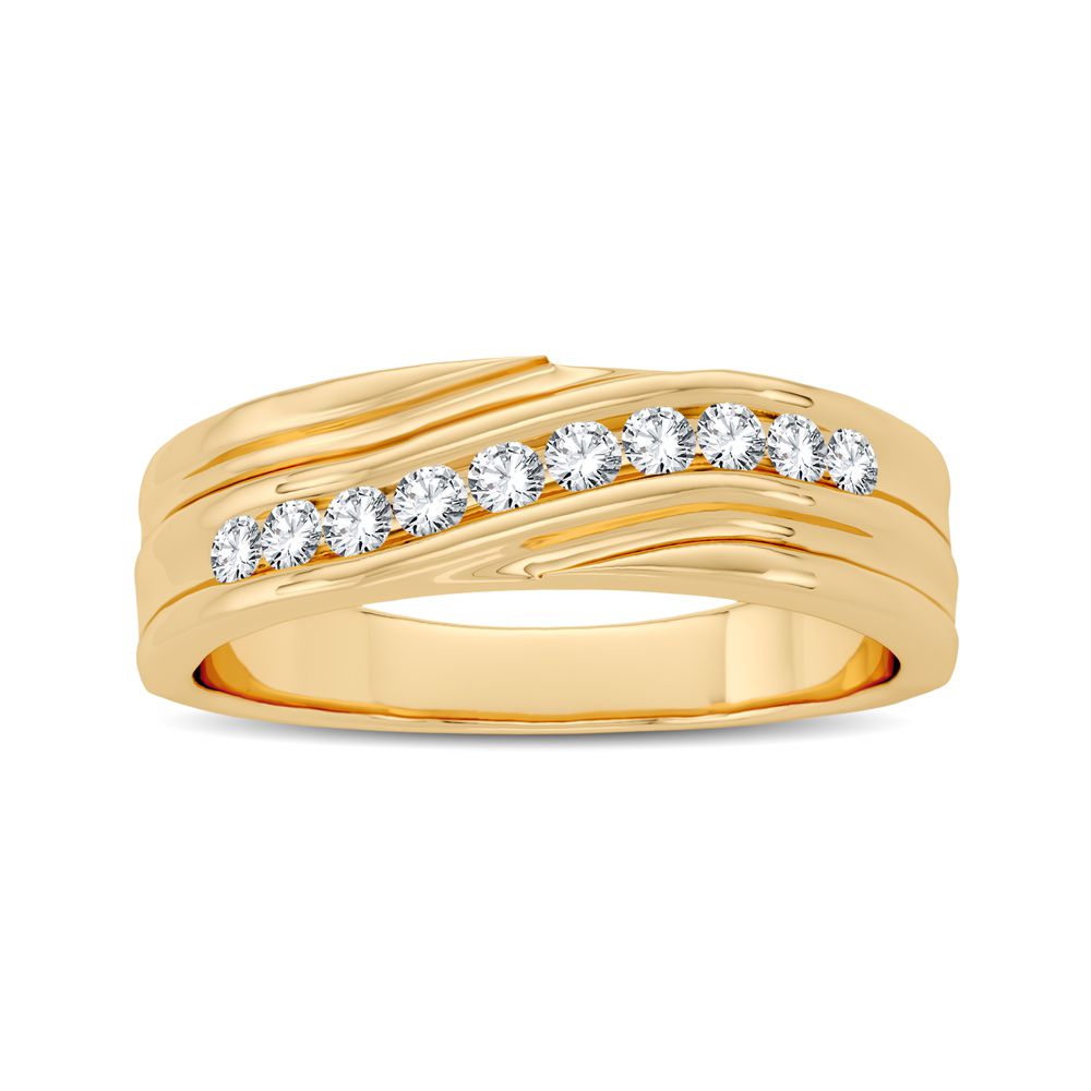 14K 0.25CT Diamond Band