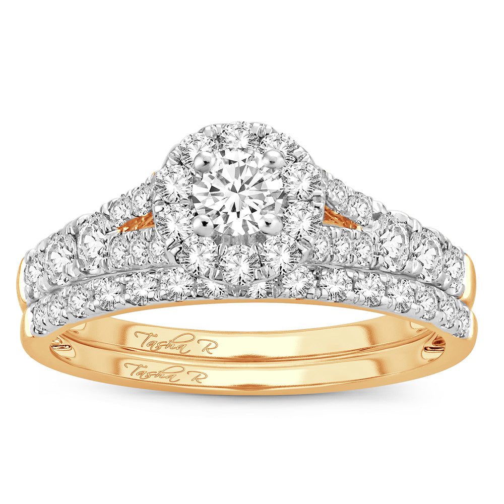 14K 1.00CT Diamond BRIDAL RING