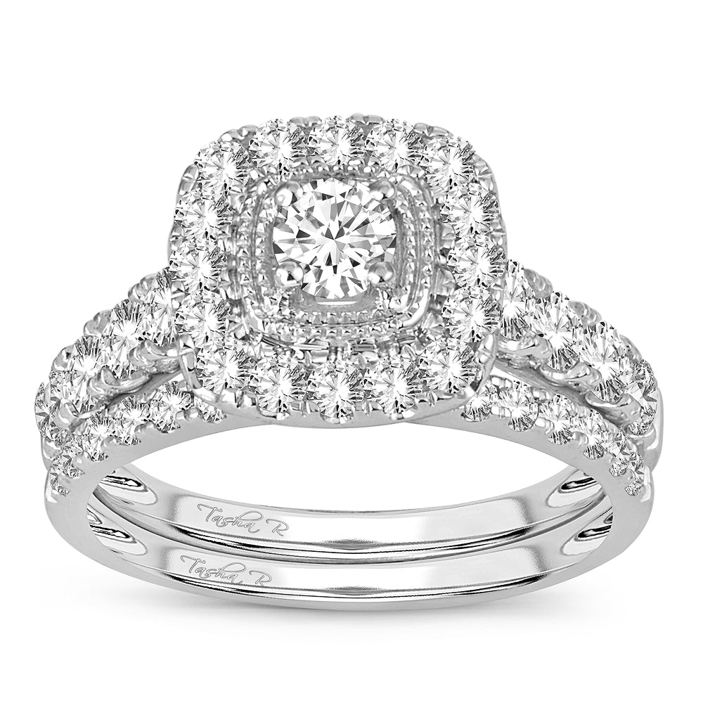 Brilliant 14k White Gold Lab Diamond Engagement Ring (1.50CT)