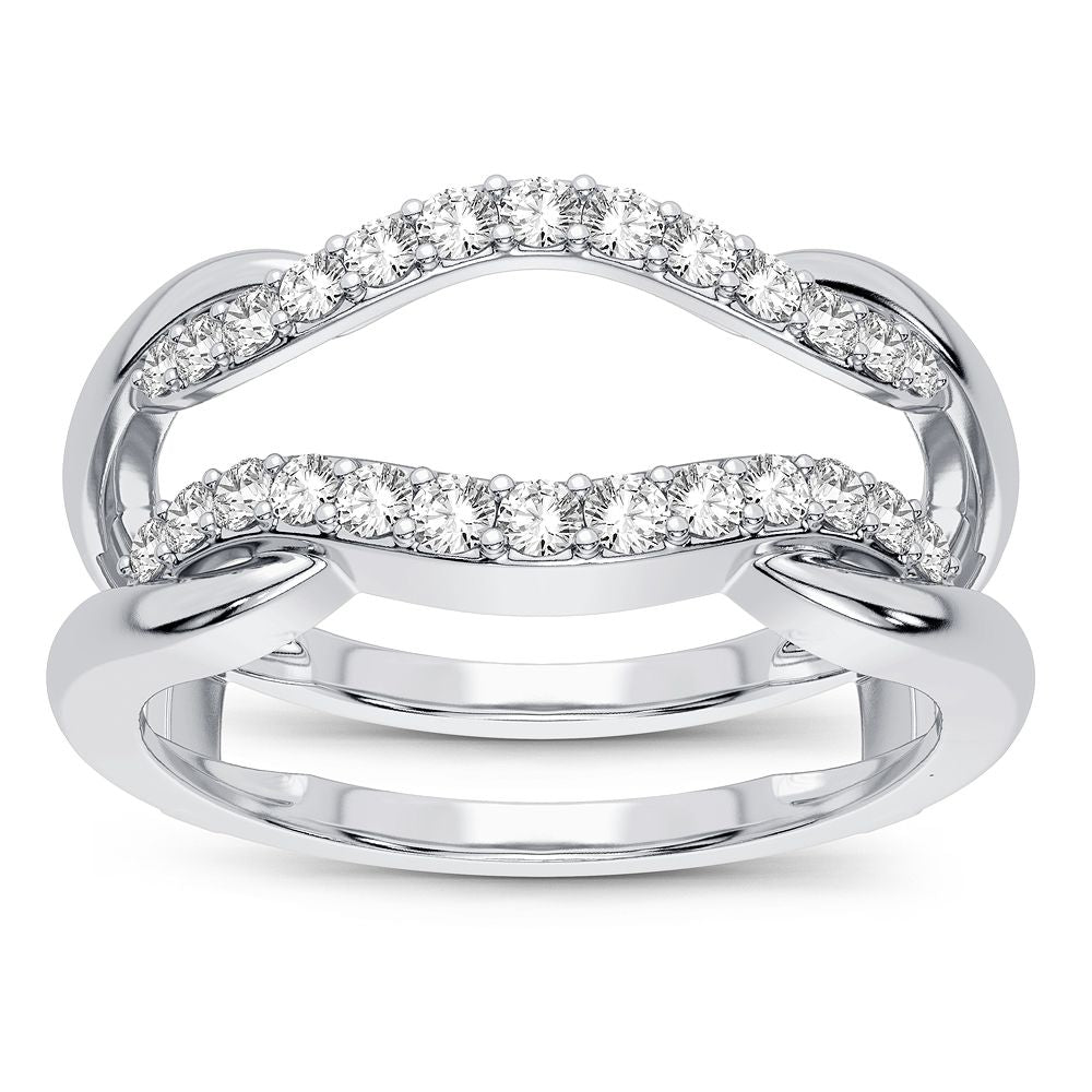 14K 0.33CT Diamond Ring Guard