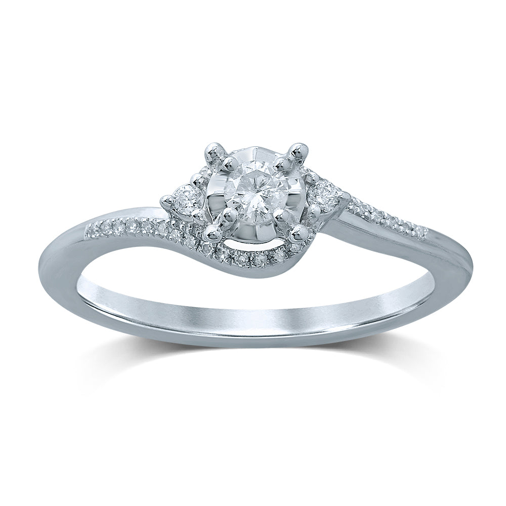 14K 0.19CT Diamond RING