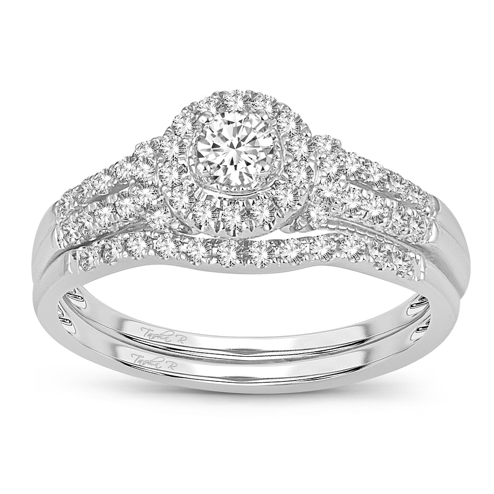 14K 0.50CT DIAMOND BRIDAL RING