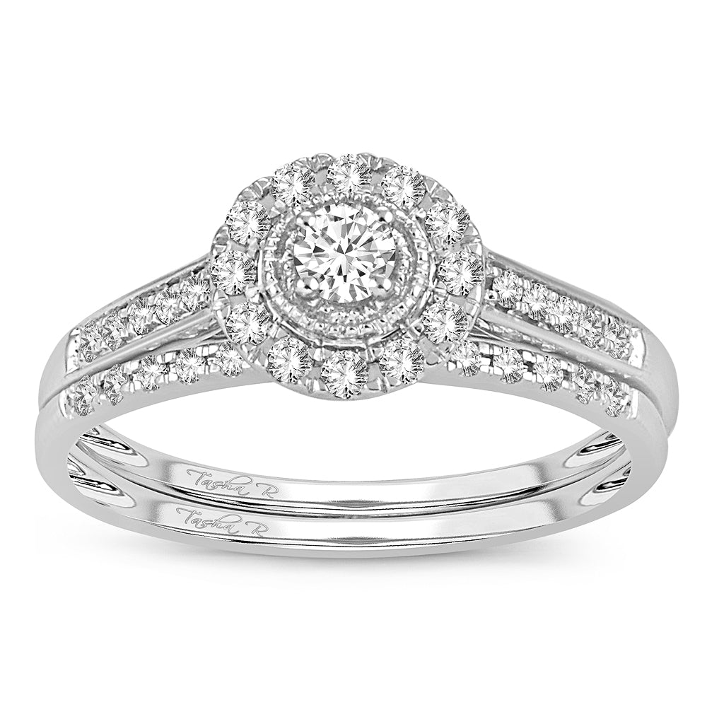 14K 0.33ct Diamond Bridal Ring