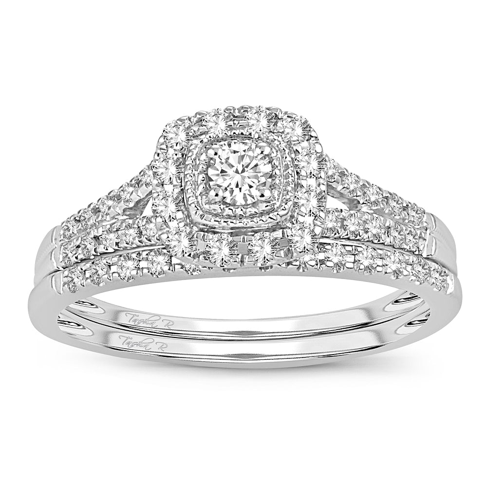 14K 0.33CT DIAMOND BRIDAL RING