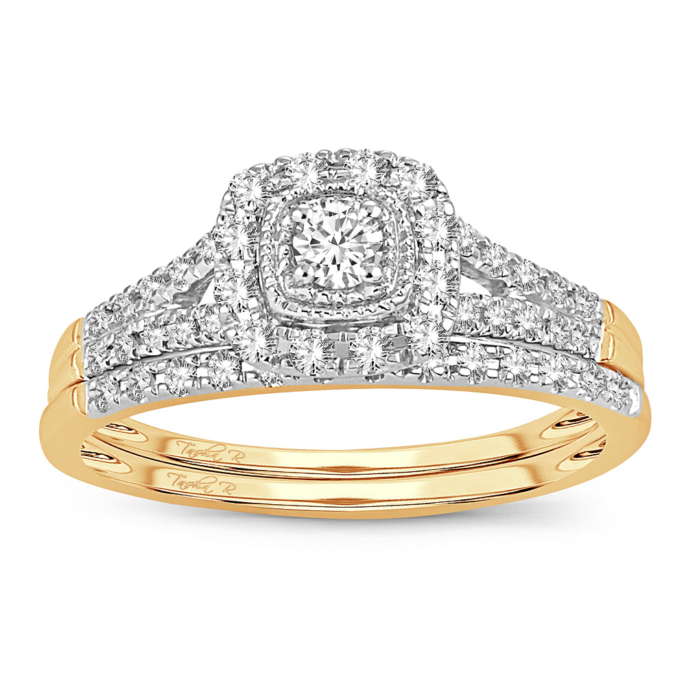 14K 0.33CT DIAMOND BRIDAL RING