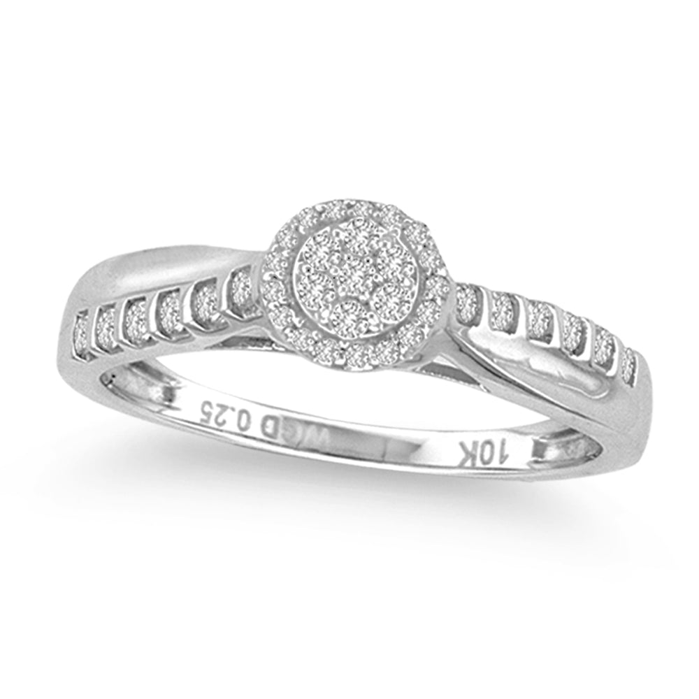 10K 0.25CT Diamond RING