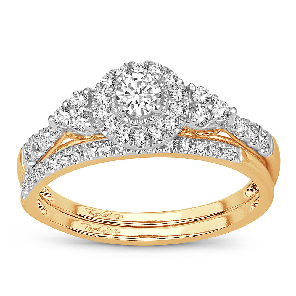 14K 0.50CT DIAMOND BRIDAL RING