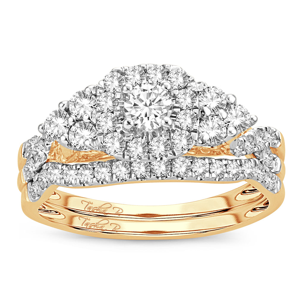 14K 1.00CT DIAMOND BRIDAL RING