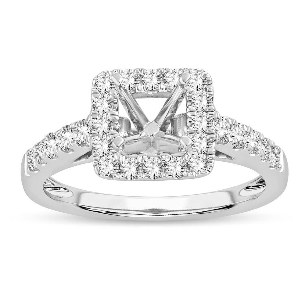 14K 0.50CT Diamond SEMI MOUNT