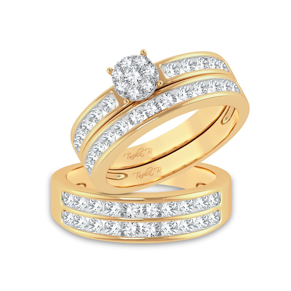 14K 1.60ct Diamond Trio Set