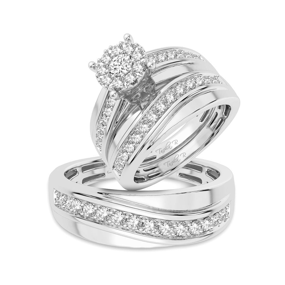 14K 1.04CT Diamond Trio Set