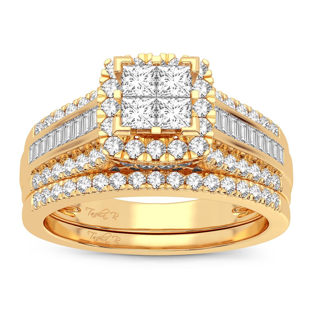 14K 1.00CT Diamond Bridal Ring