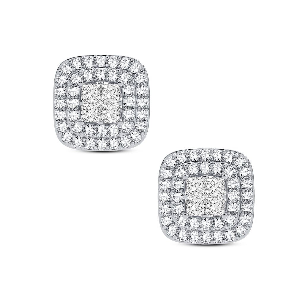 14K 1.00CT Diamond Earring