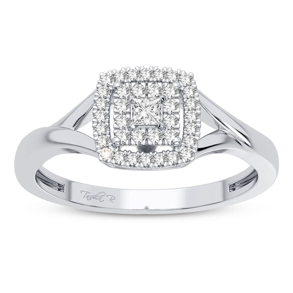 10K 0.10CT Diamond Ring