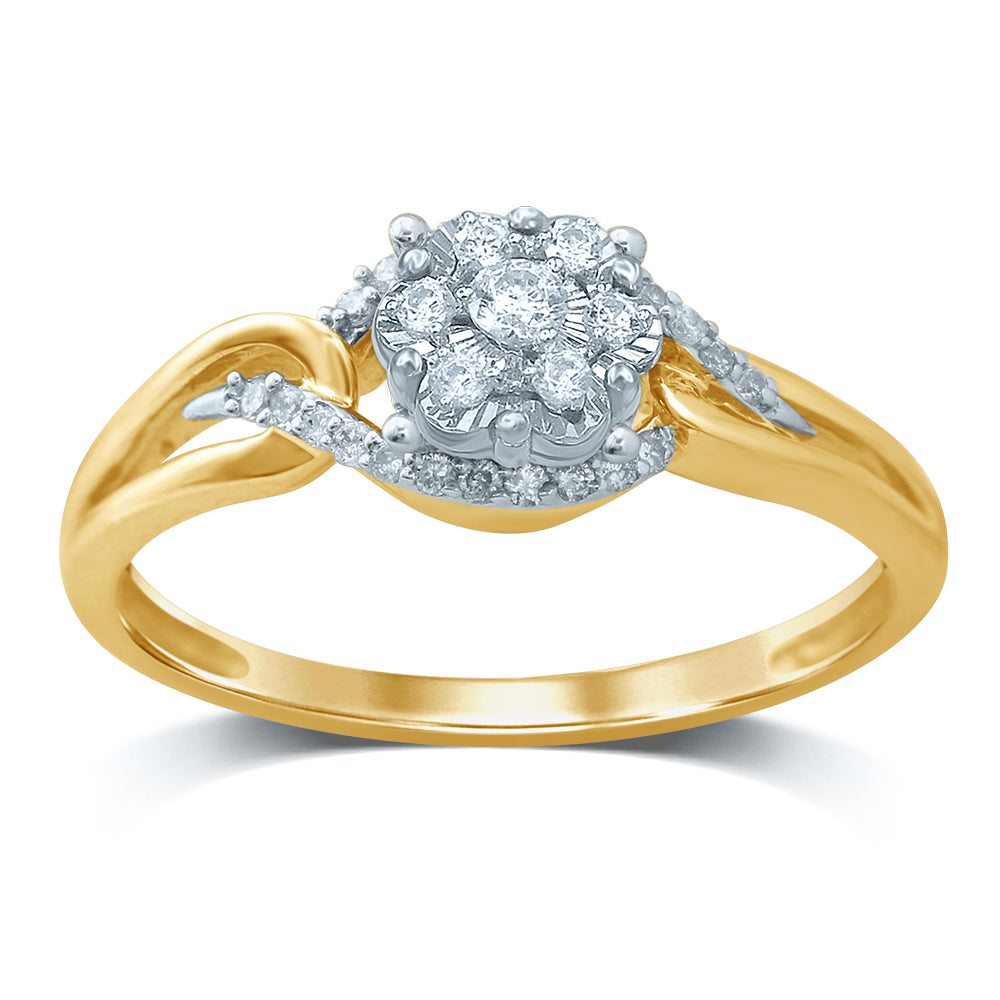 14K 0.20ct Diamond Ring