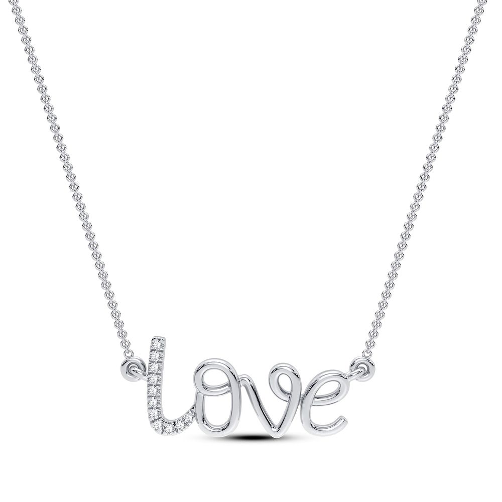 14K 0.03CT Diamond Necklace