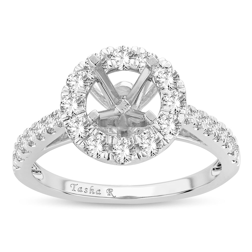 14k 1.00ct Semi-Mount Set