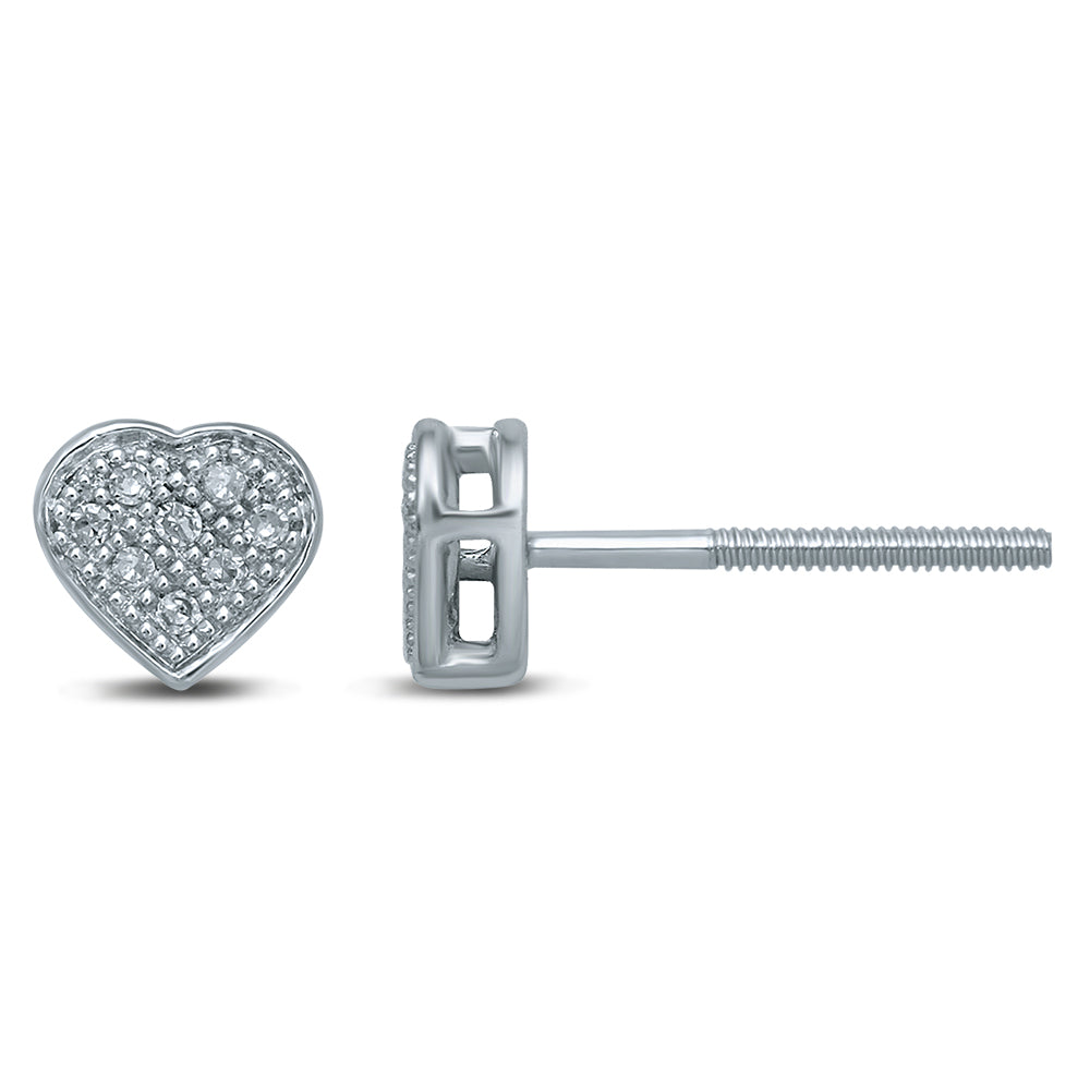 10K 0.05CT Diamond Earring