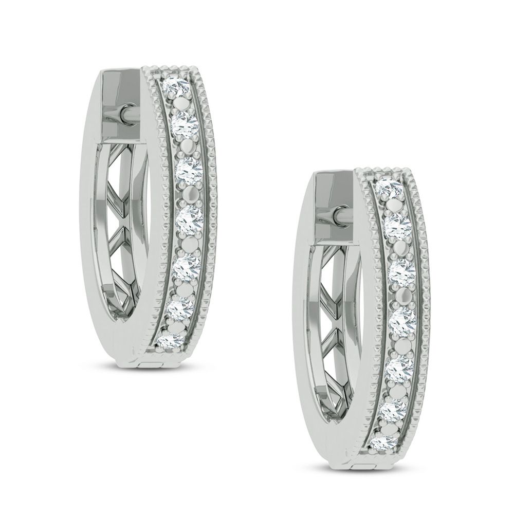 10K 0.03CT DIAMOND EARRING