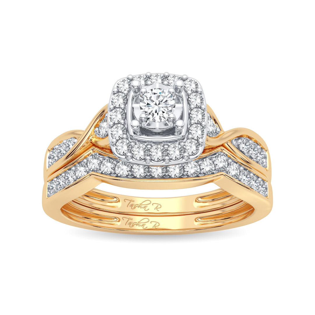 14K 0.40CT Diamond Bridal Ring