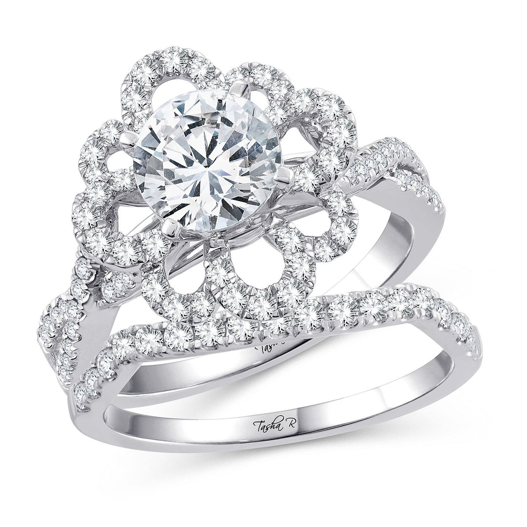 14K 0.76CT Diamond SEMI MOUNT RING