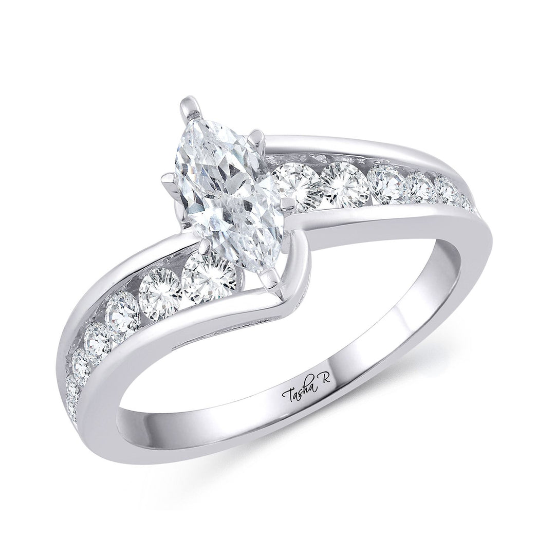 14K 0.50CT Diamond SEMI MOUNT