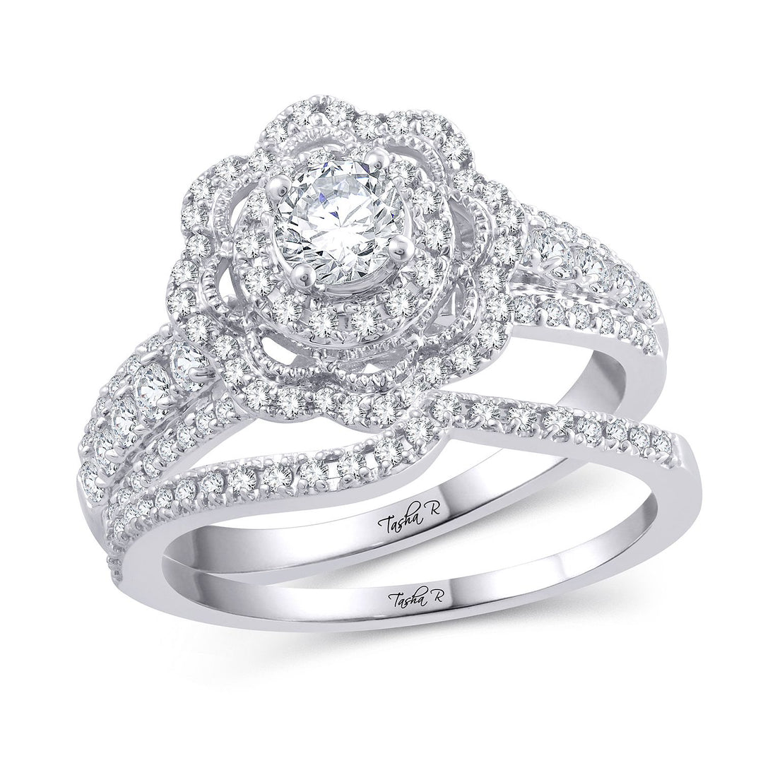 14K 1.00CT Diamond BRIDAL RING