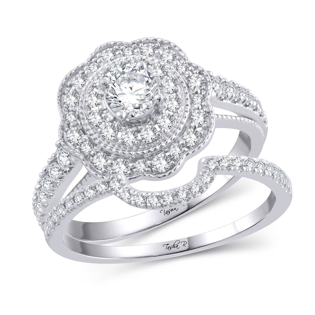 14K 1.00CT Diamond BRIDAL RING