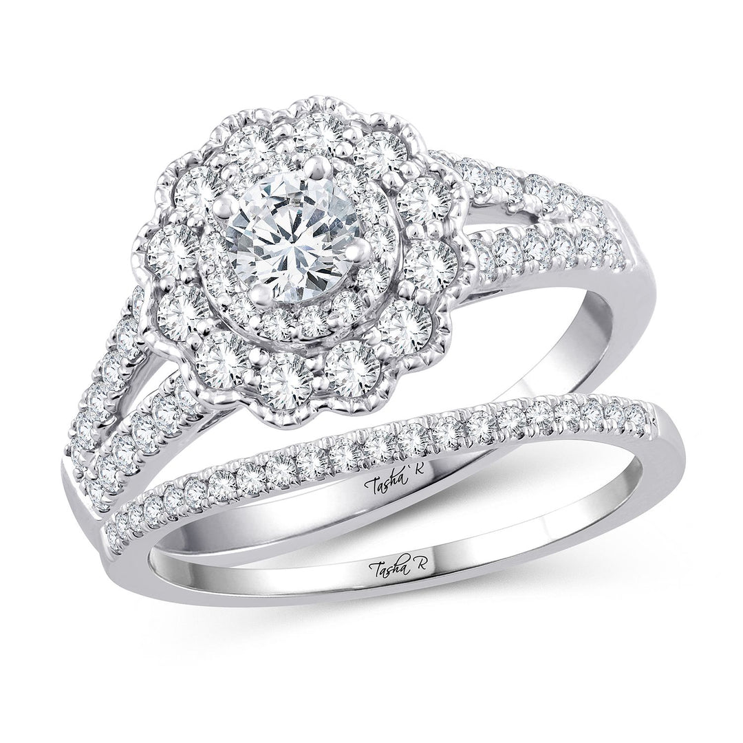 14K 1.00CT Diamond BRIDAL RING