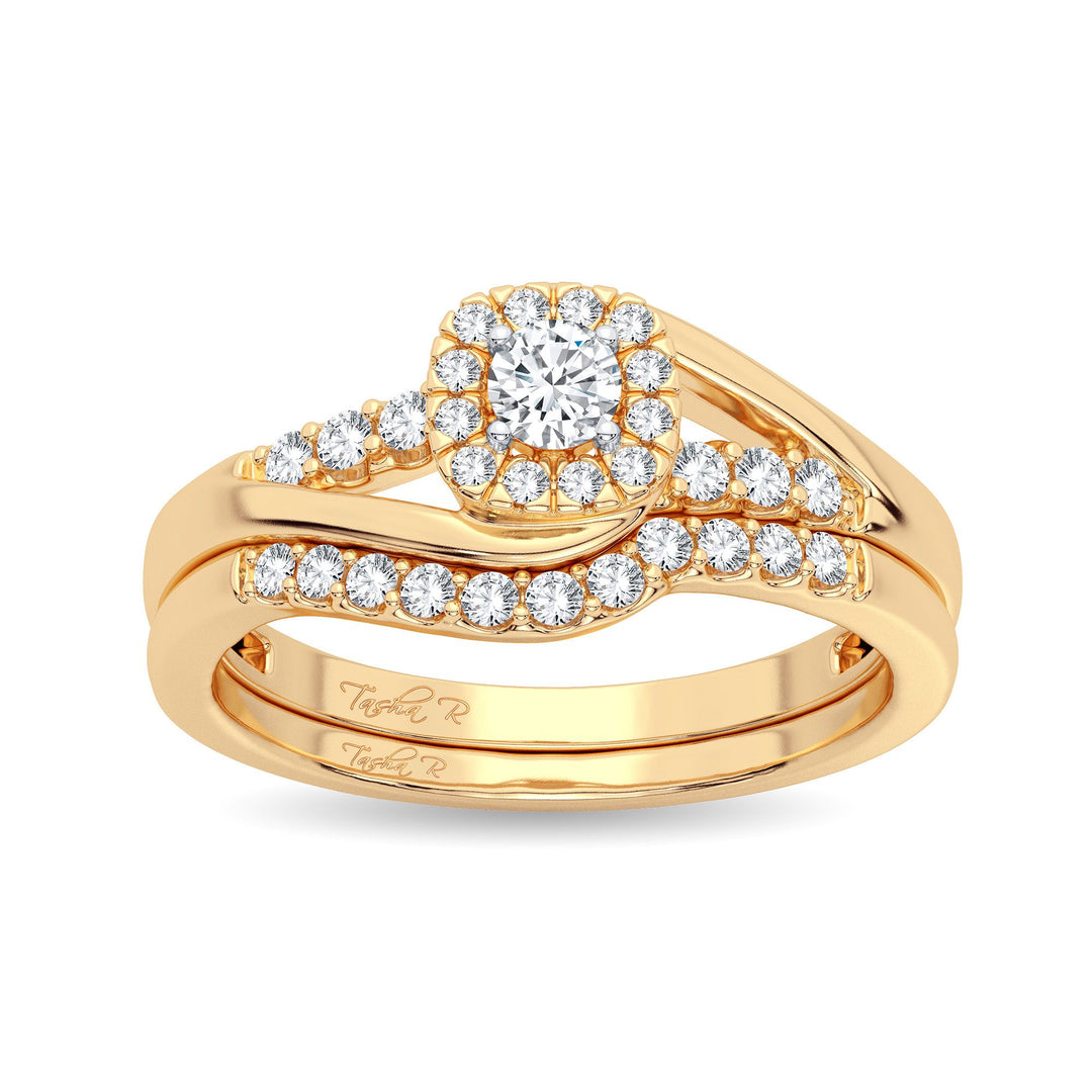 14K 0.33CT Diamond Bridal Ring