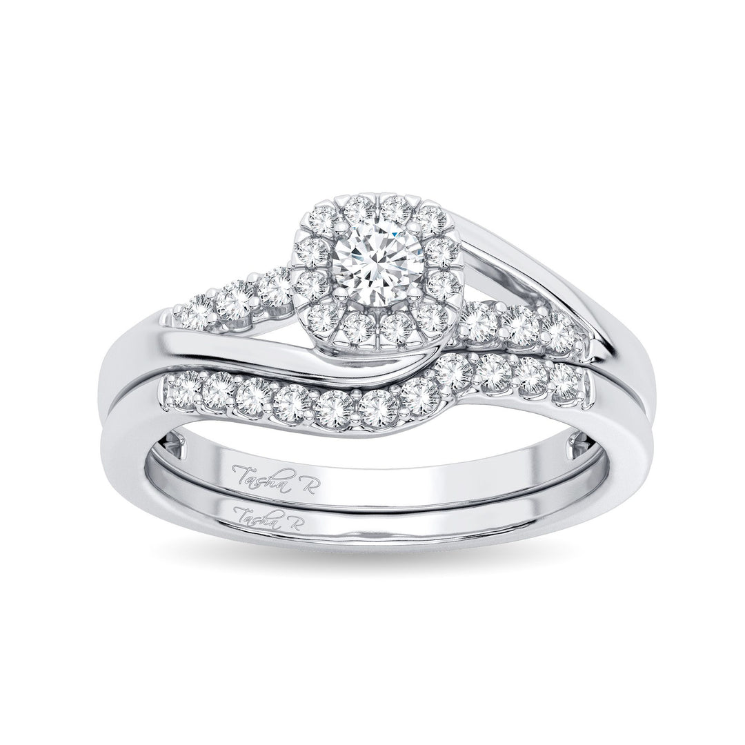 10K 0.33CT Diamond Bridal Ring