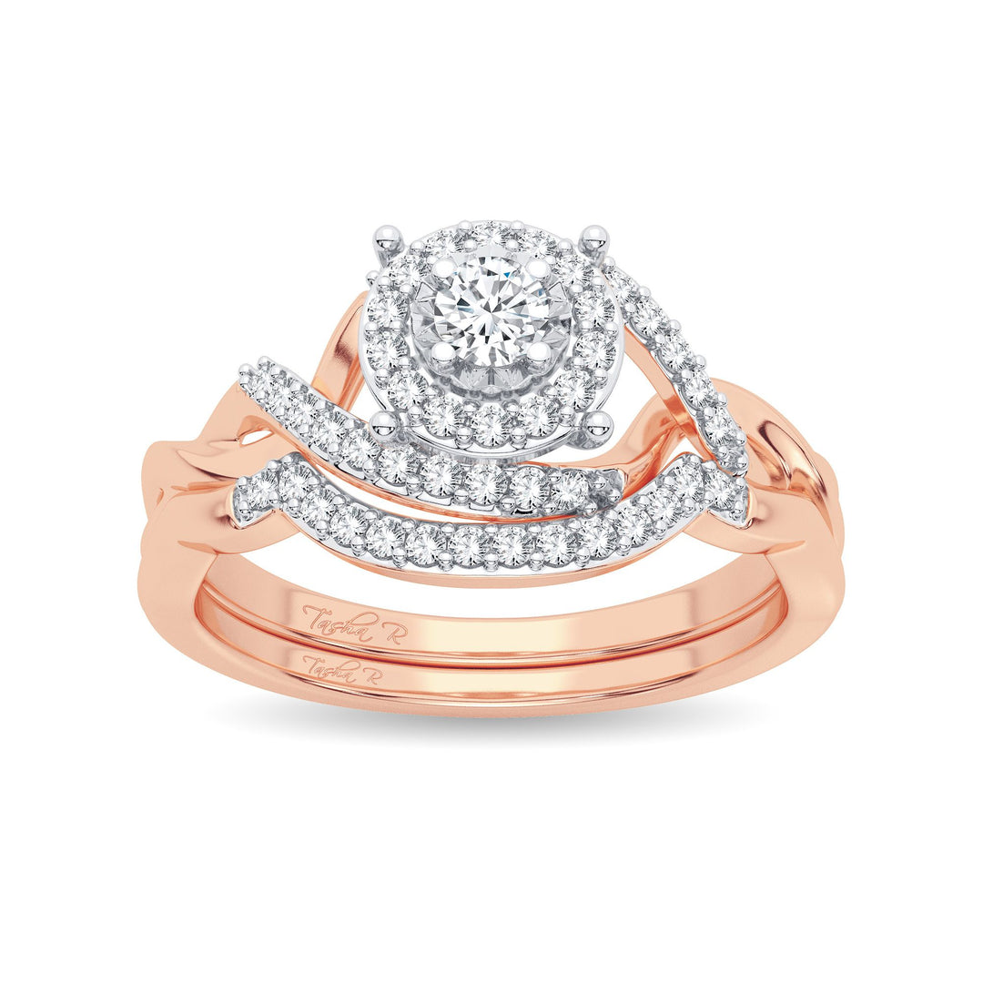 14K 0.33CT Diamond Bridal Ring