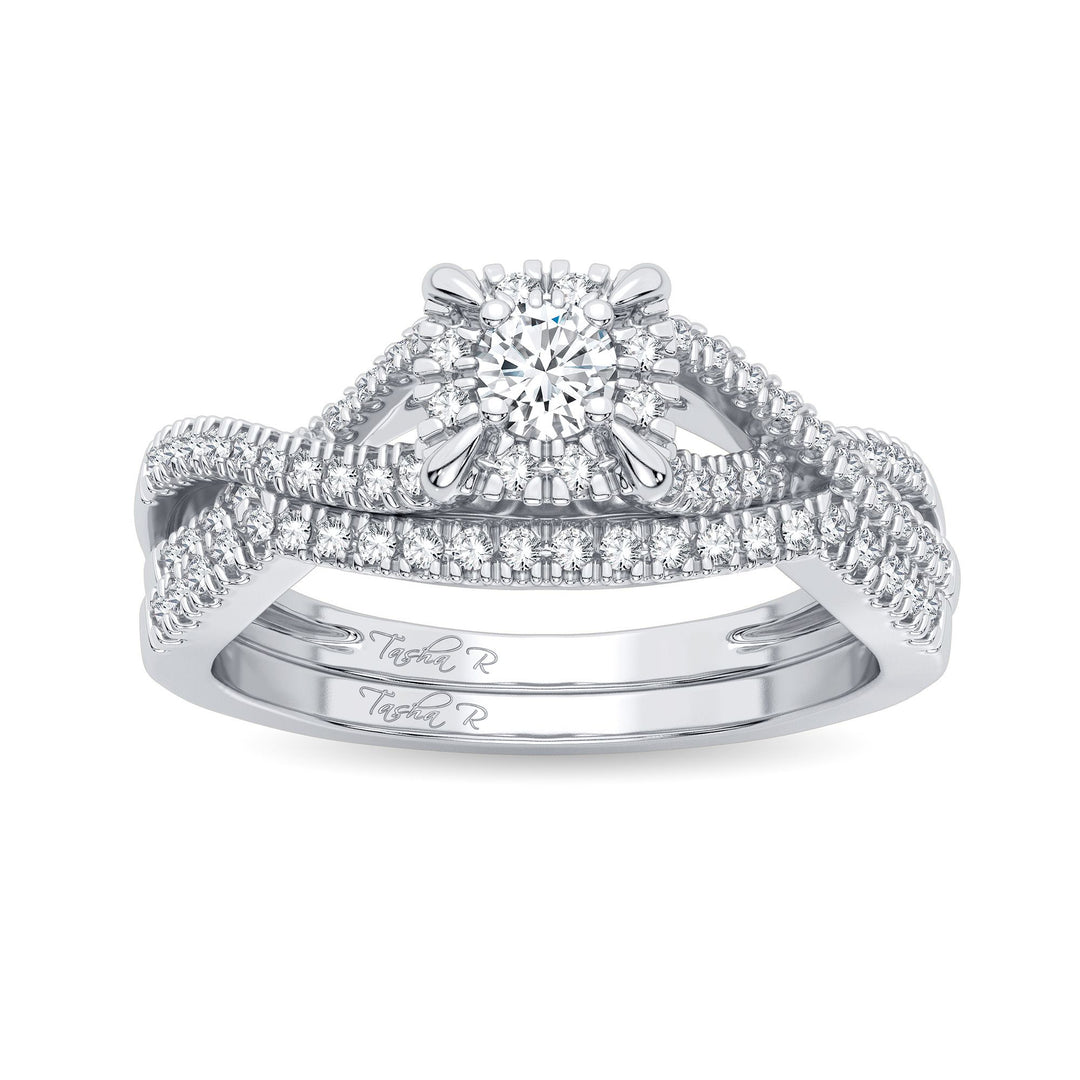 14K 0.33CT Diamond Bridal Ring