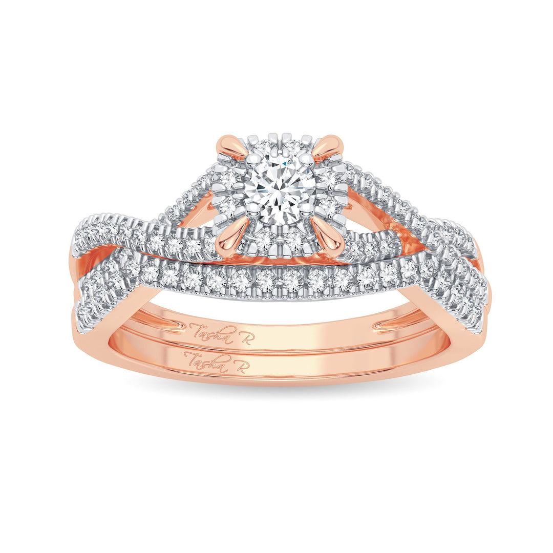 14K 0.33CT Diamond Bridal Ring