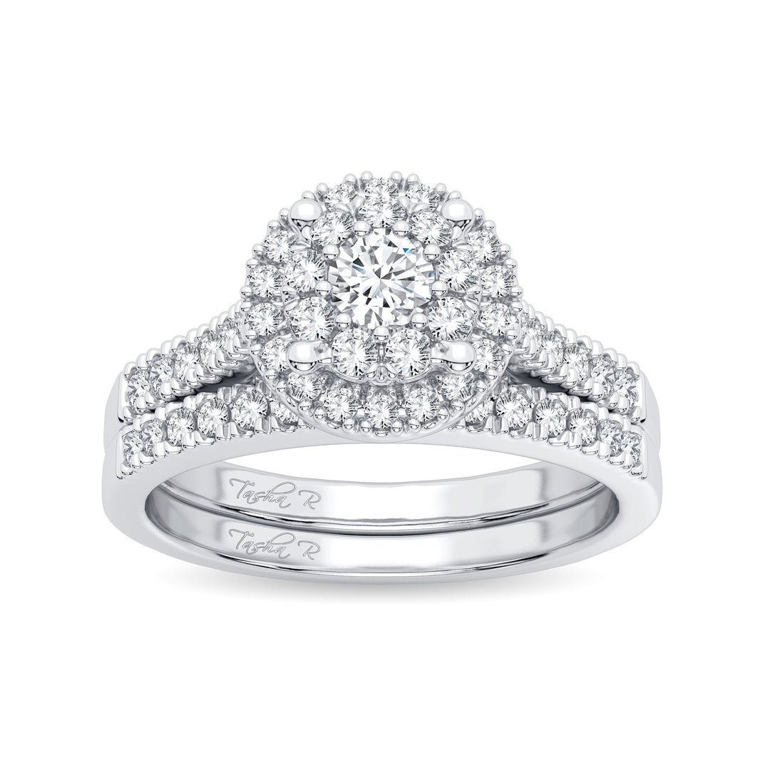 14K 0.62CT DIAMOND BRIDAL RING