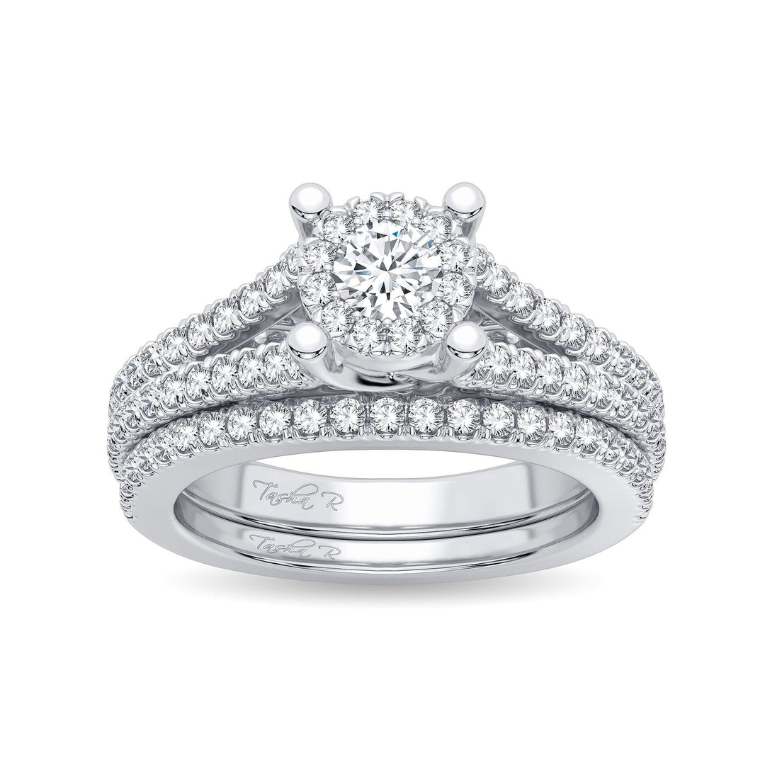 14K 0.83CT Diamond Bridal Ring