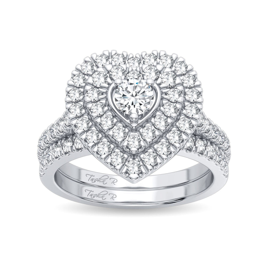 14K 1.00CT Diamond Bridal Ring